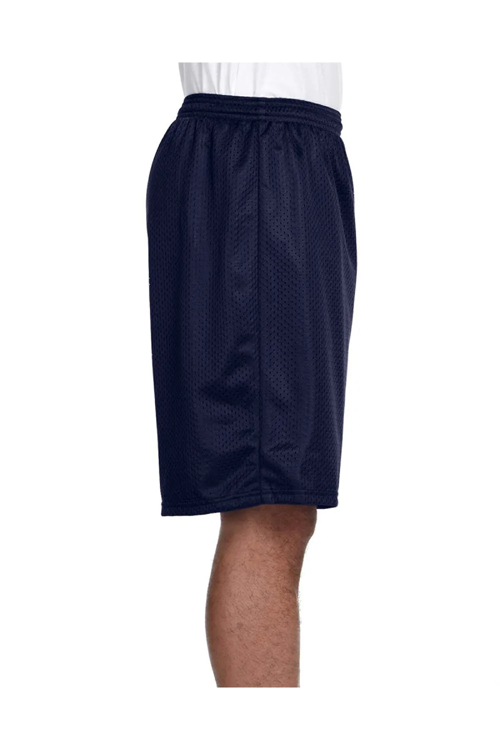 A4 Herren Feuchtigkeitstransportierende Trikot-Mesh-Shorts - Marineblau