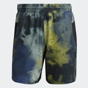 adidas Herren D4T HIIT Allover-Print Trainingsshorts Multi HN9363