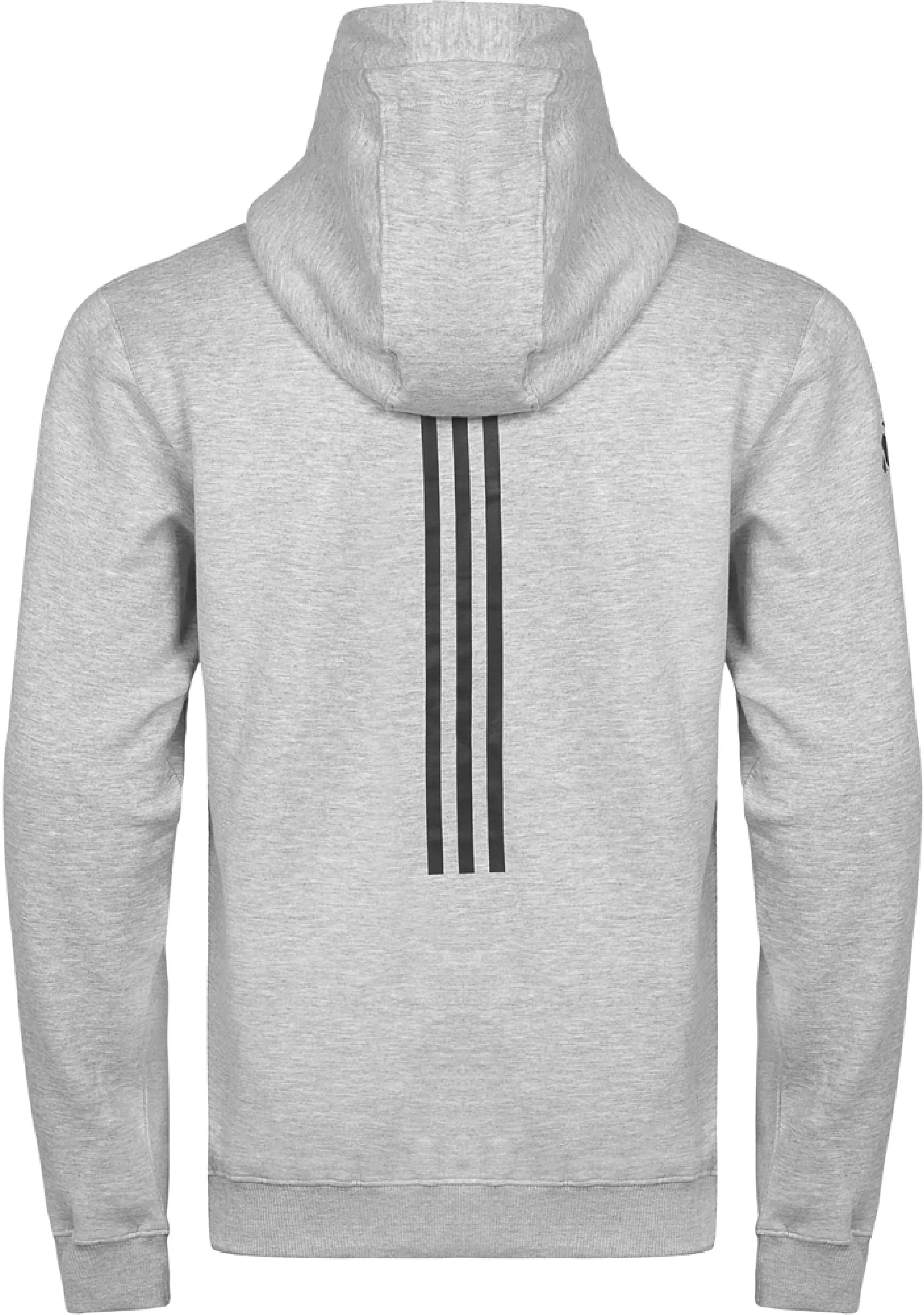 Adidas Herren WBC Traditional Grau/Schwarz Boxhoodie <BR> ADIWBCHD1