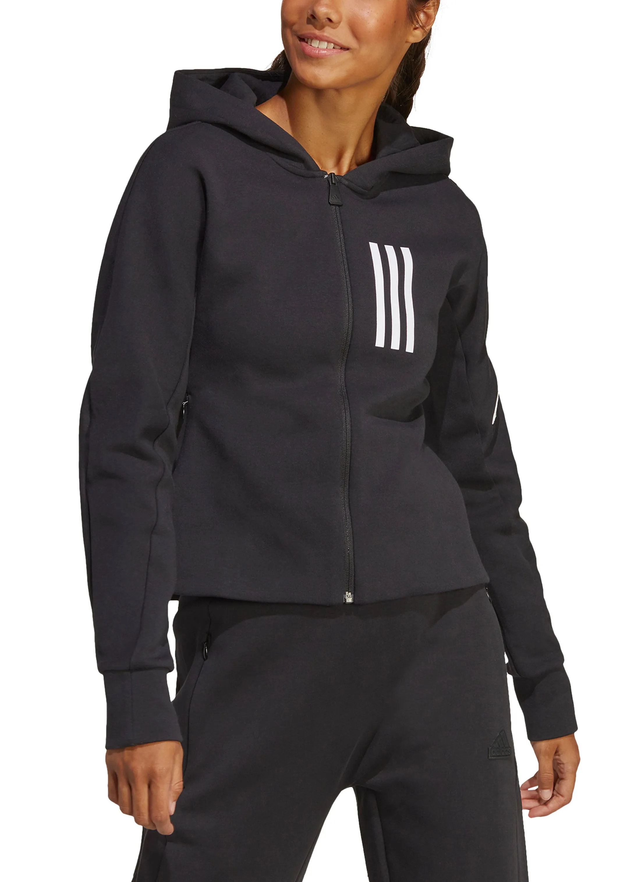 Adidas Damen Mission Victory Slim Fit Full-Zip Kapuzenpullover