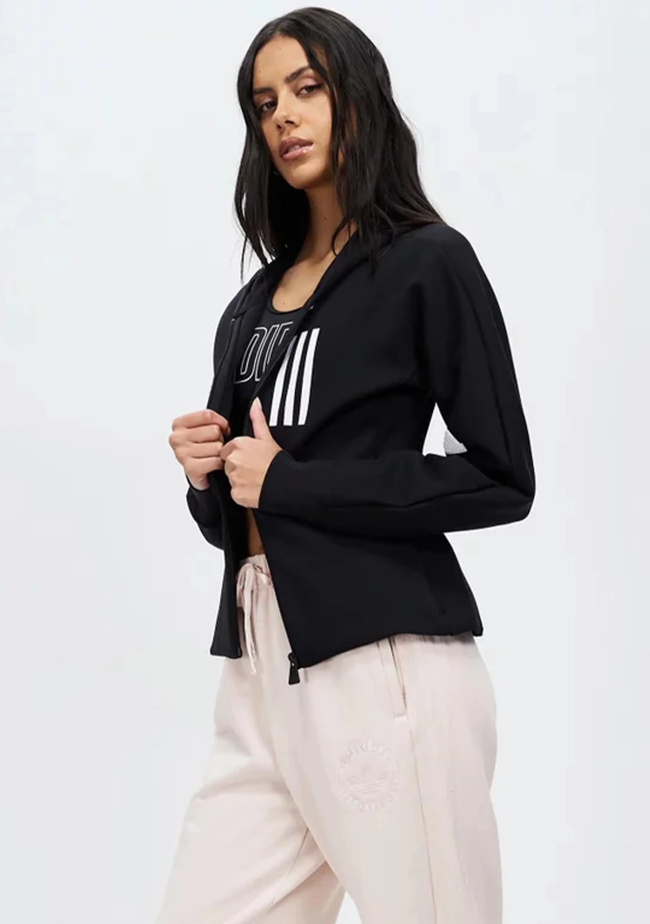 Adidas Damen Mission Victory Slim Fit Full-Zip Kapuzenpullover