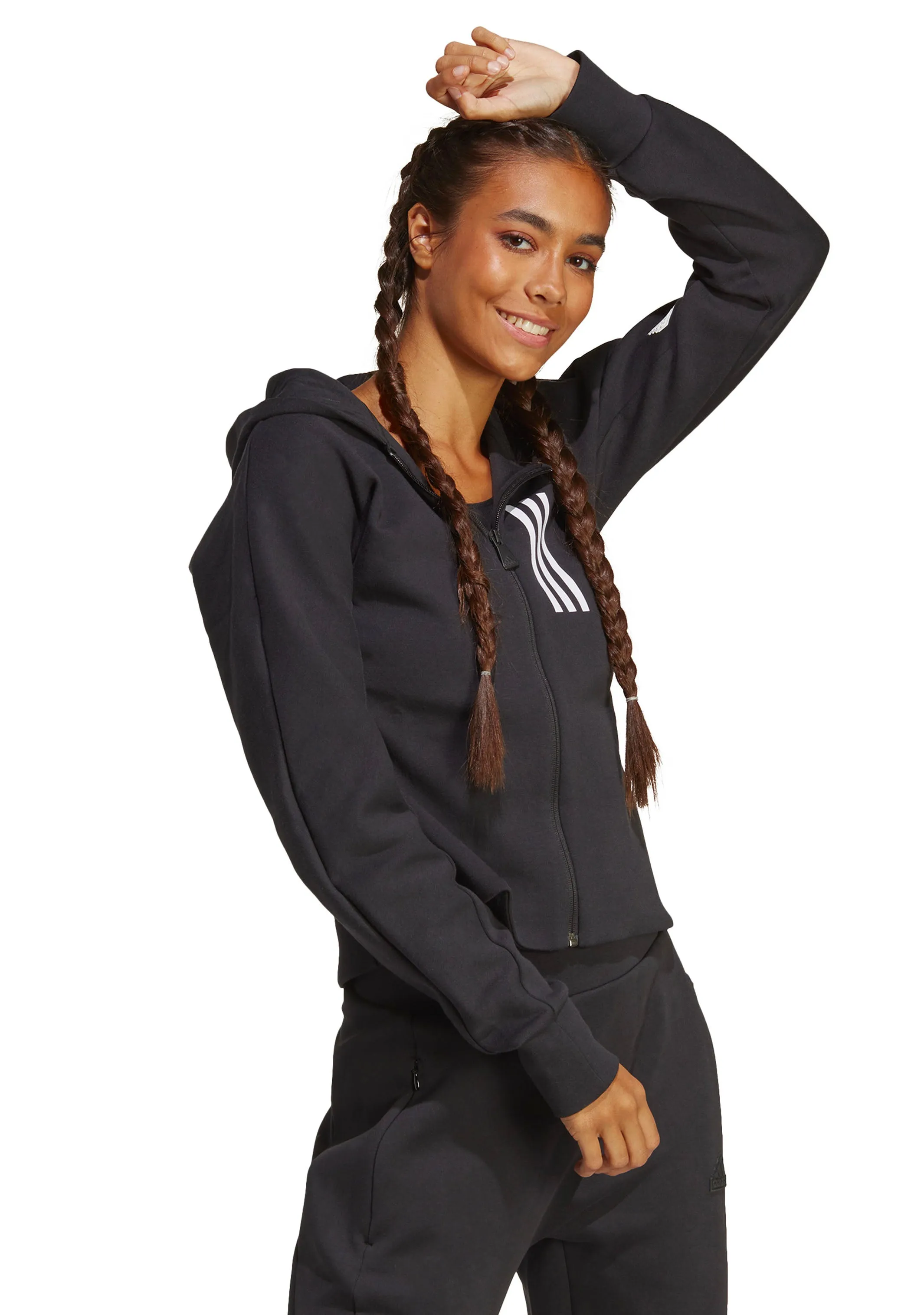 Adidas Damen Mission Victory Slim Fit Full-Zip Kapuzenpullover