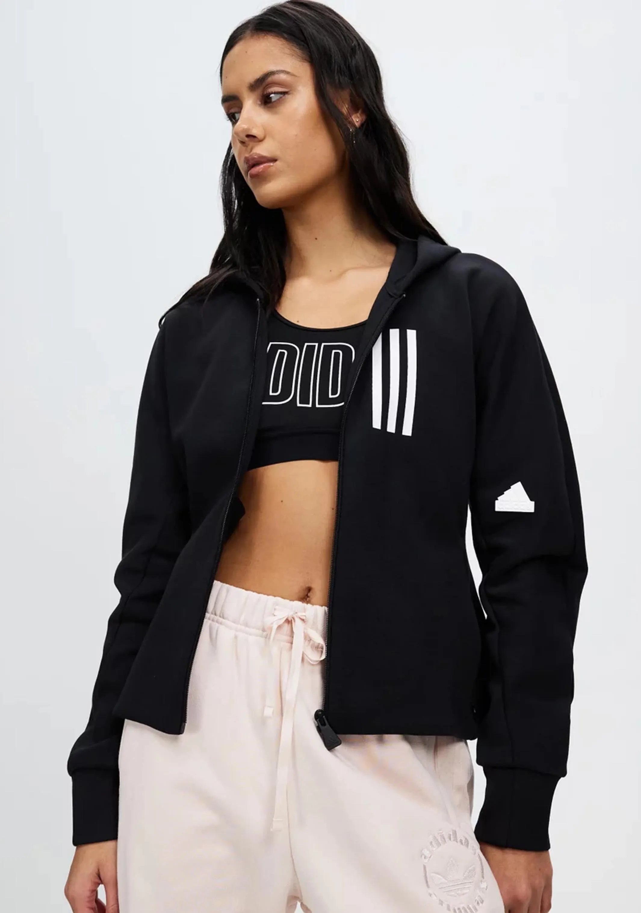 Adidas Damen Mission Victory Slim Fit Full-Zip Kapuzenpullover