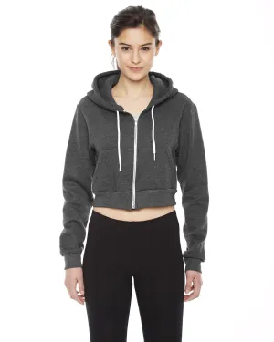 American Apparel F397W Damen Cropped Flex Fleece Zip Hoodie