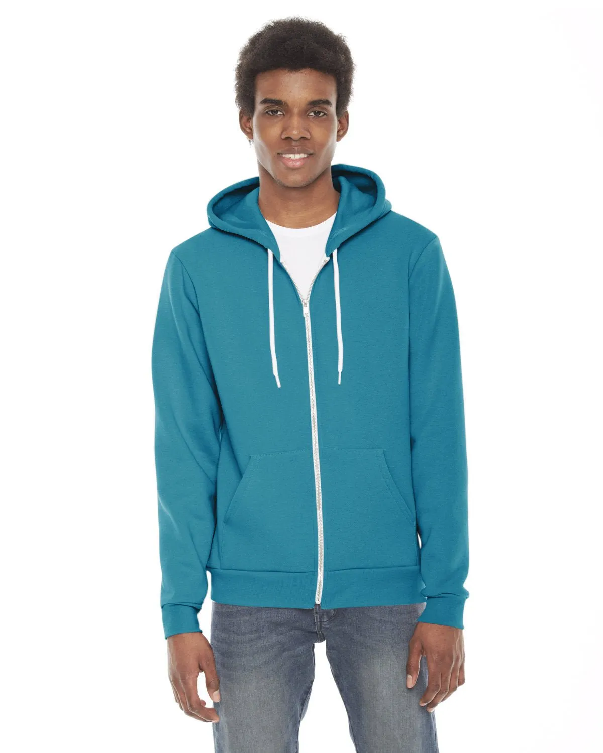 American Apparel F497W Unisex Flex Fleece Zip-Hoodie
