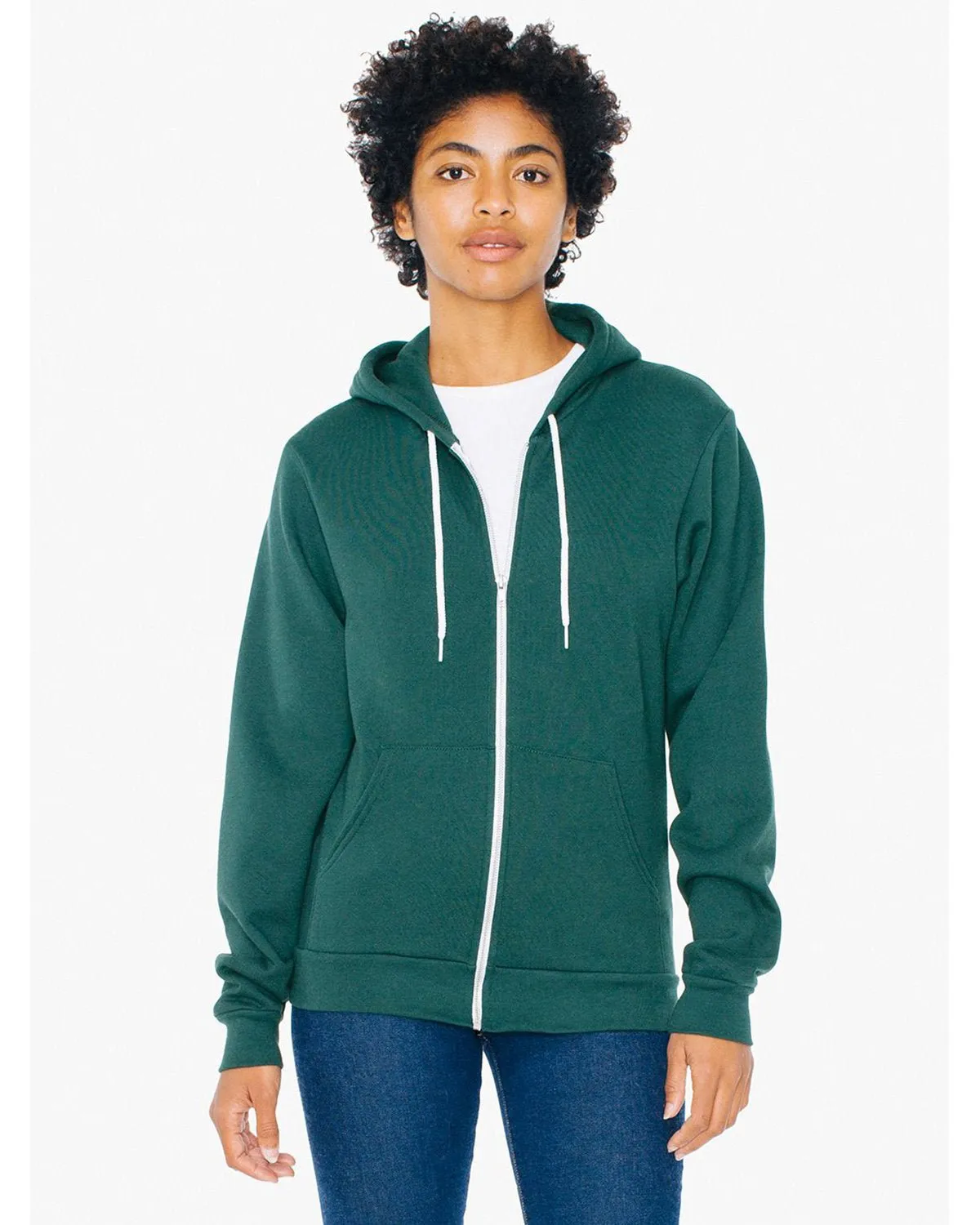 American Apparel F497W Unisex Flex Fleece Zip-Hoodie