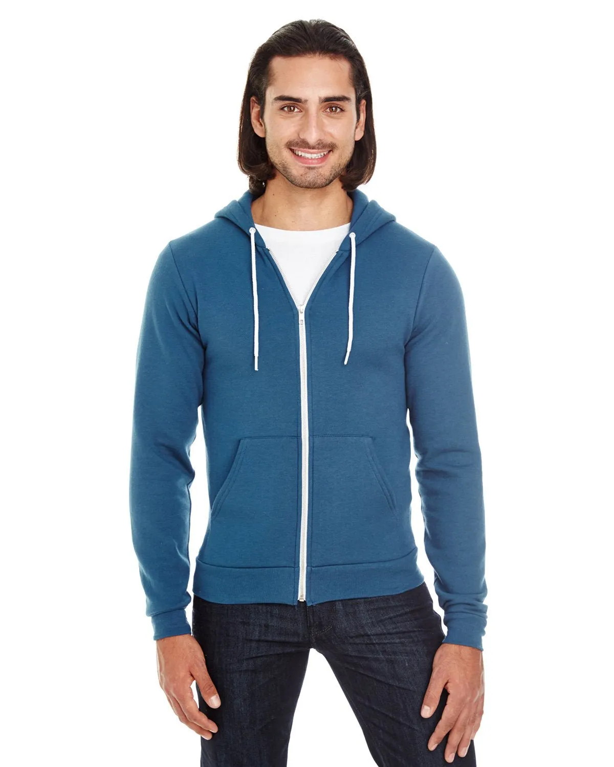 American Apparel F497W Unisex Flex Fleece Zip-Hoodie