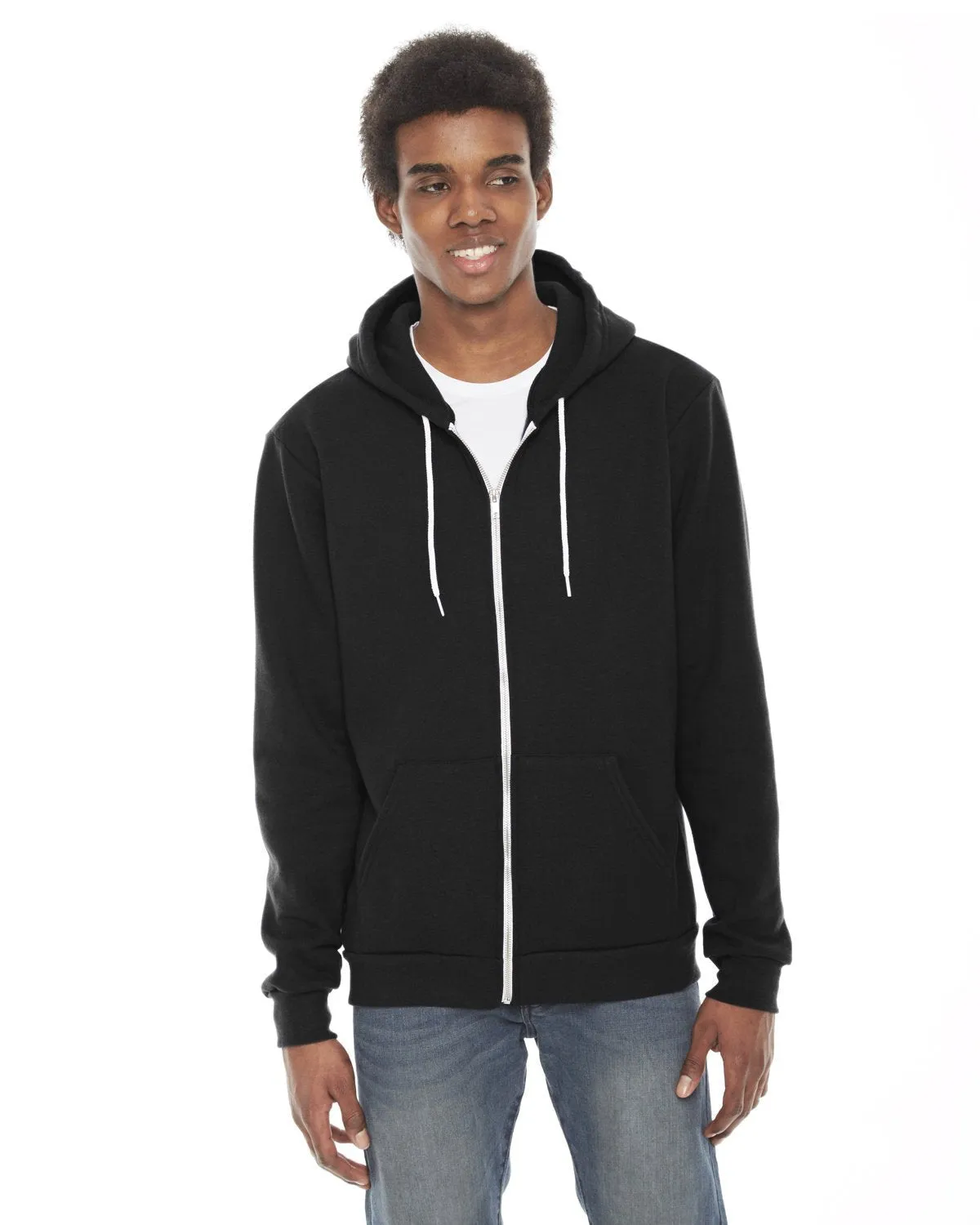 American Apparel F497W Unisex Flex Fleece Zip-Hoodie