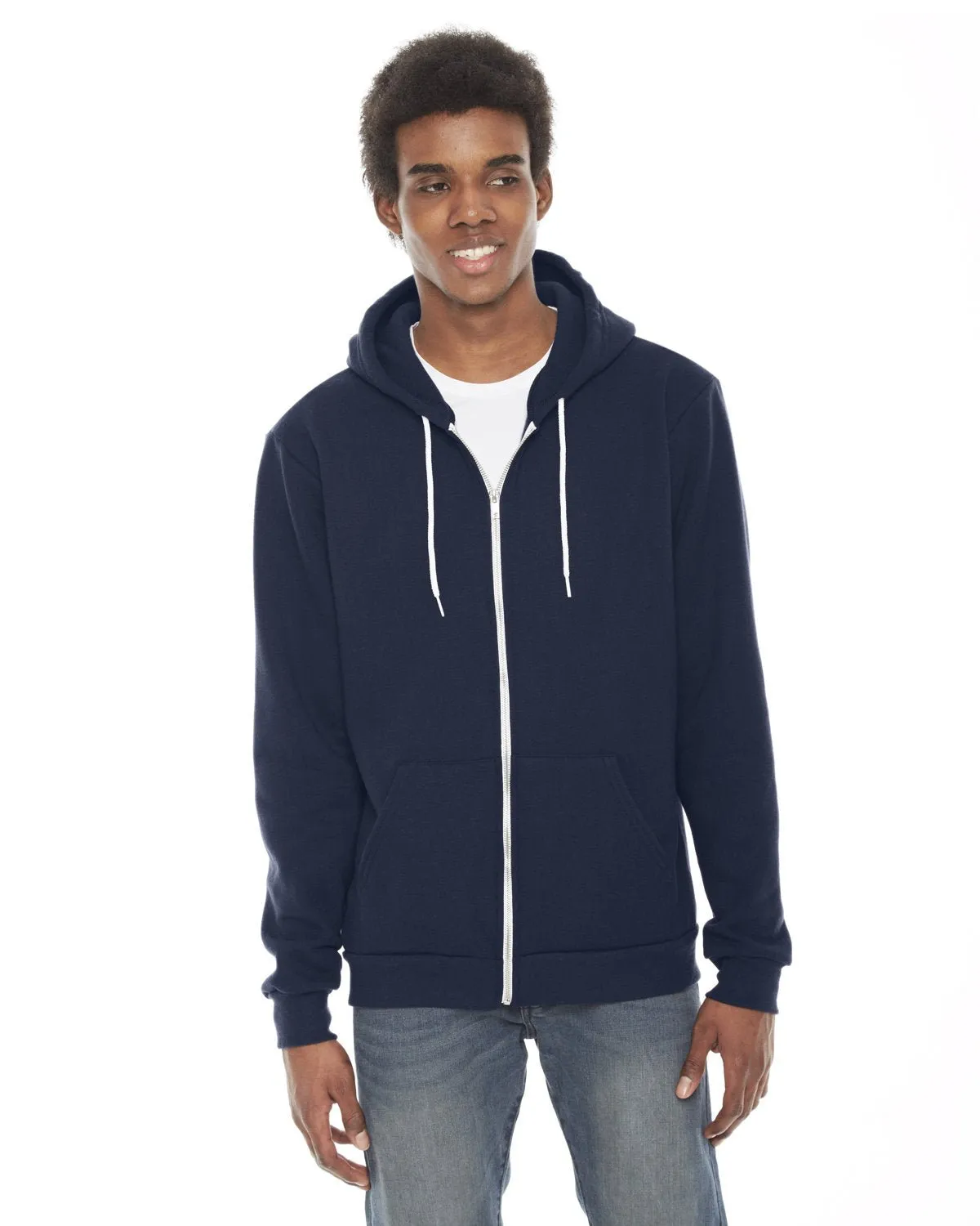 American Apparel F497W Unisex Flex Fleece Zip-Hoodie