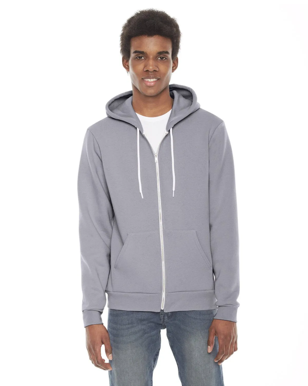 American Apparel F497W Unisex Flex Fleece Zip-Hoodie