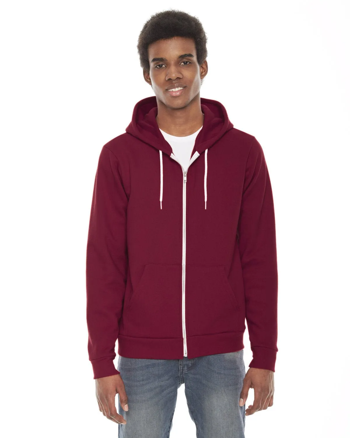 American Apparel F497W Unisex Flex Fleece Zip-Hoodie