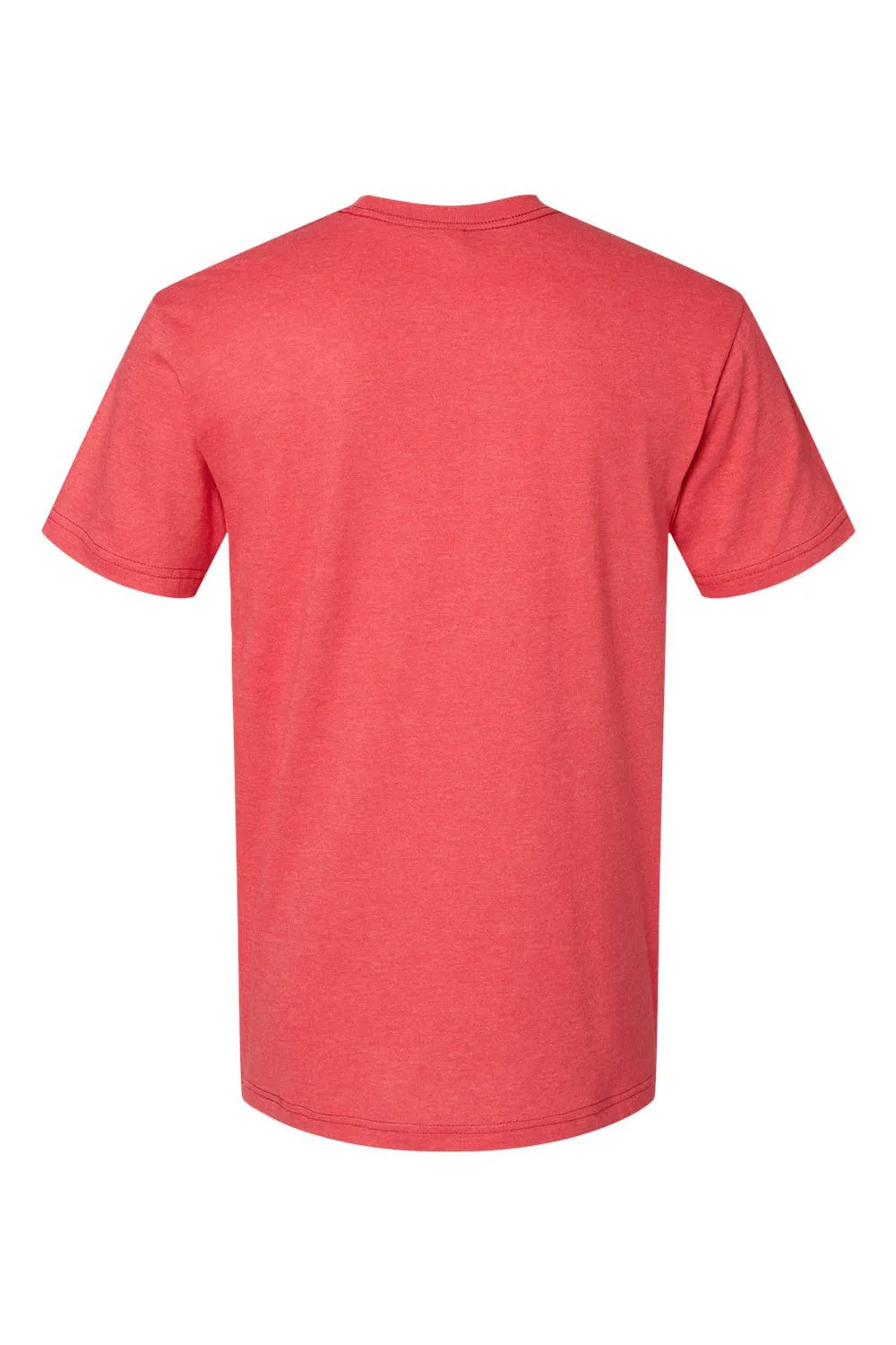 American Apparel Herren CVC Kurzarm Rundhals T-Shirt - Heather Rot