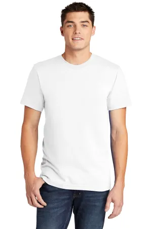 American Apparel Herren Fein-Jersey Kurzarm Rundhals T-Shirt - Weiß