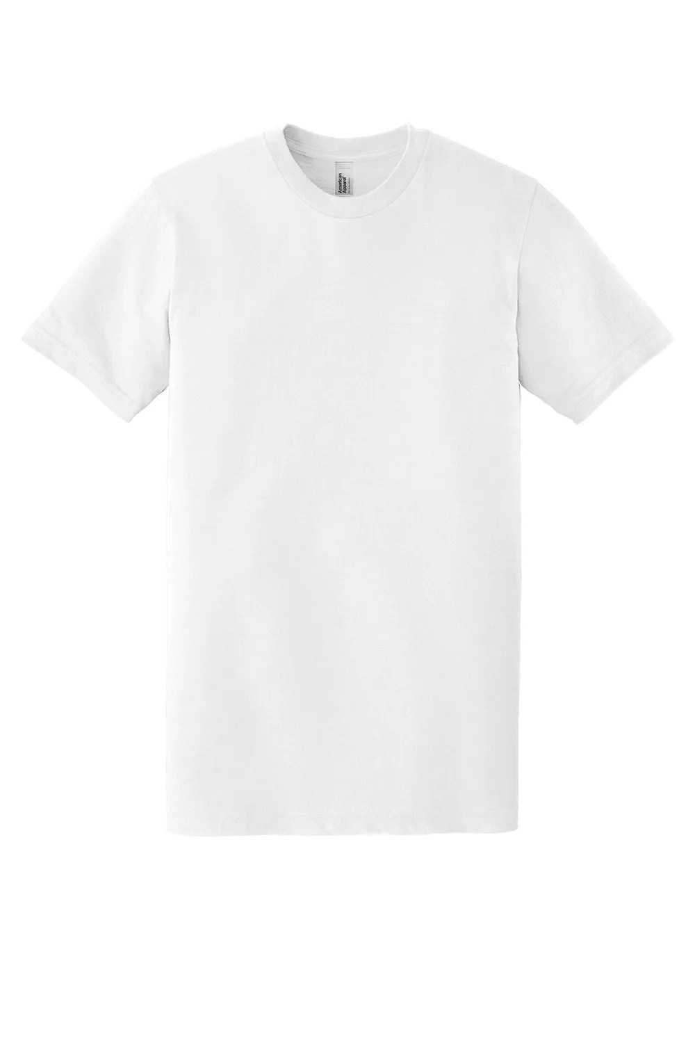 American Apparel Herren Fein-Jersey Kurzarm Rundhals T-Shirt - Weiß