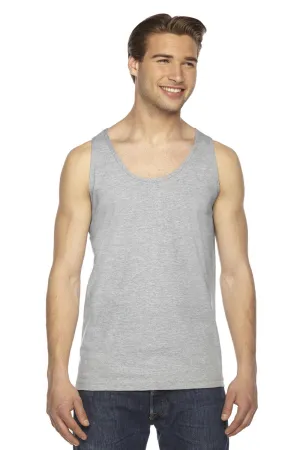American Apparel Herren Fein-Jersey Tanktop - Heather Grey