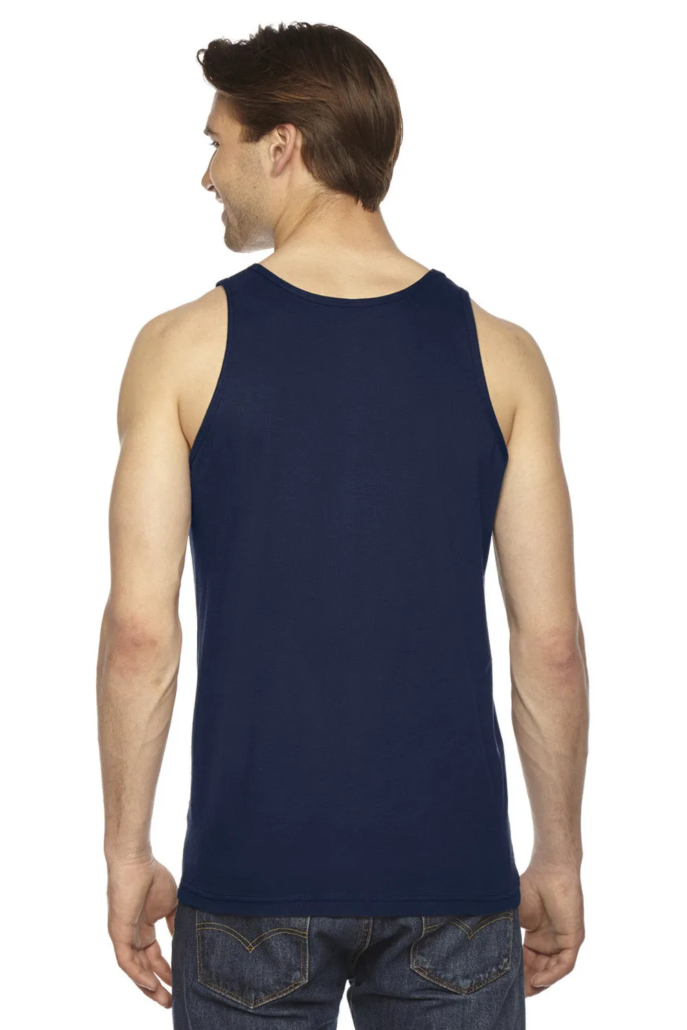 American Apparel Herren Fein-Jersey Tanktop - Marineblau