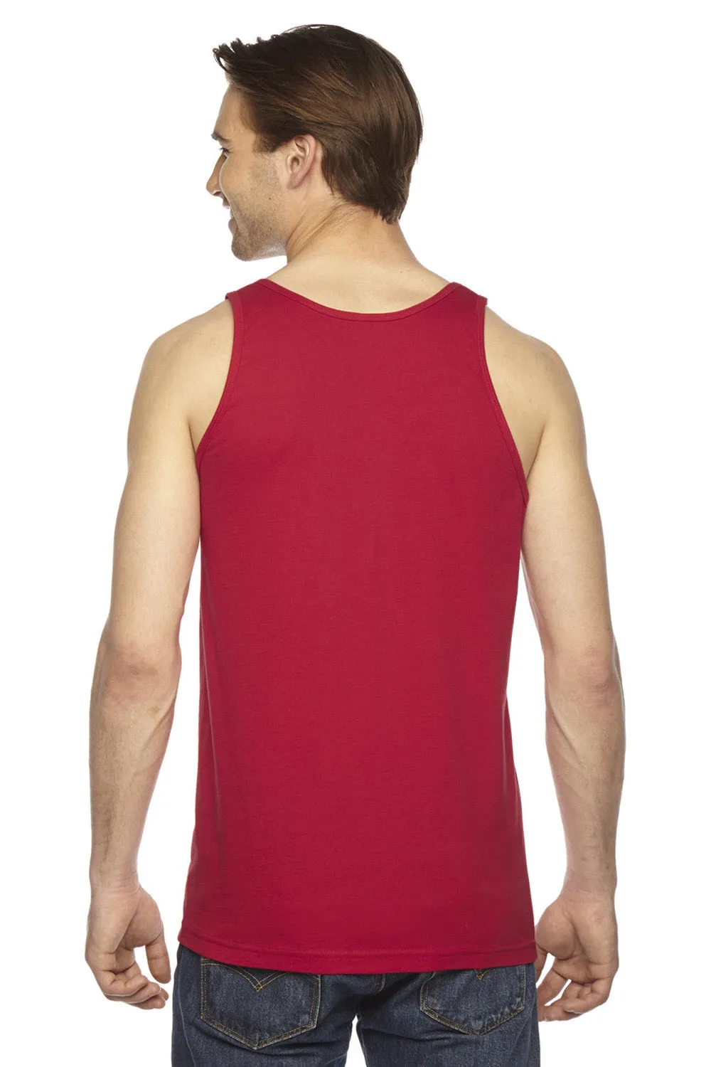 American Apparel Herren Fein-Jersey Tanktop - Rot