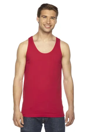 American Apparel Herren Fein-Jersey Tanktop - Rot