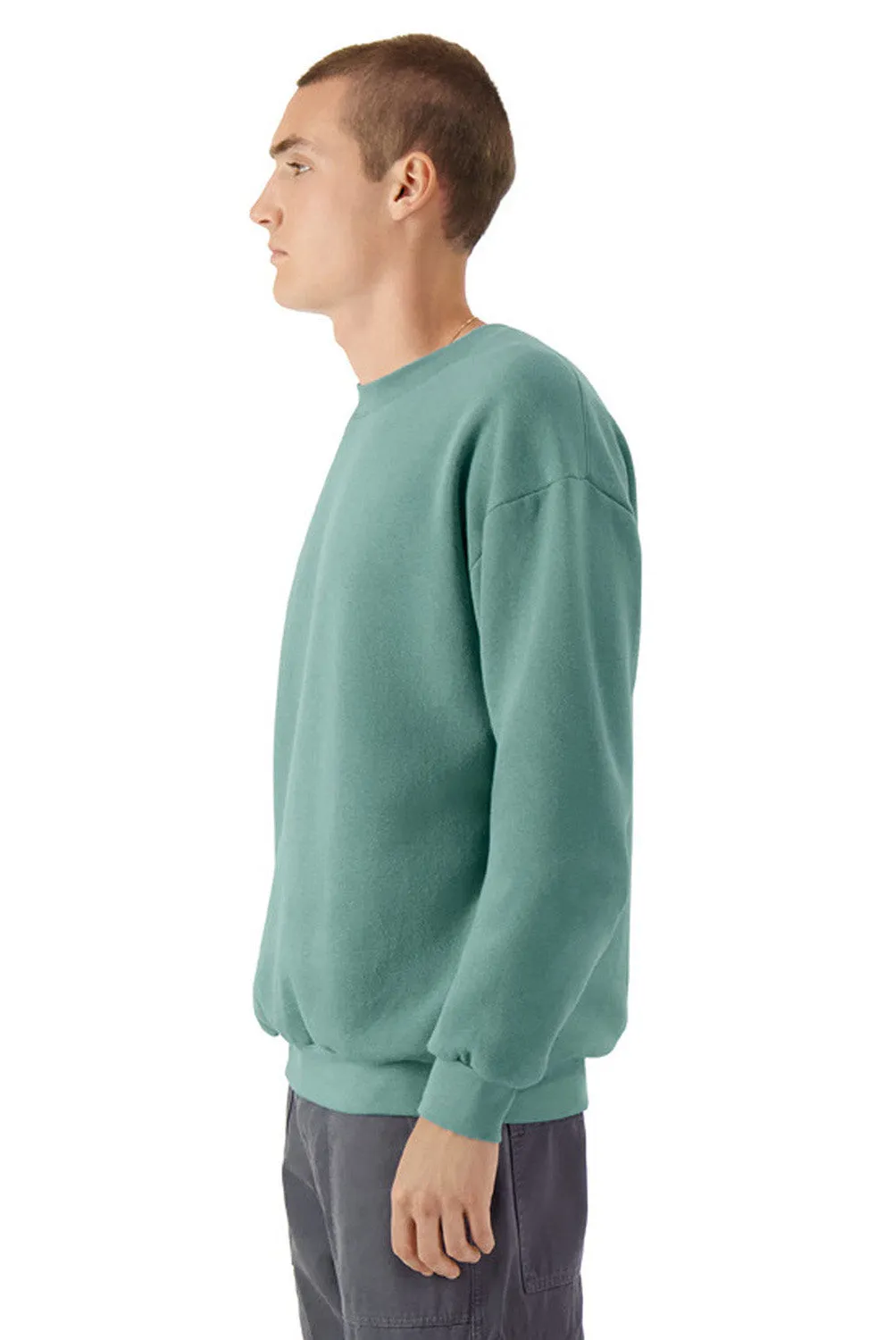American Apparel Herren ReFlex Fleece Crewneck Sweatshirt - Arktisches Grün