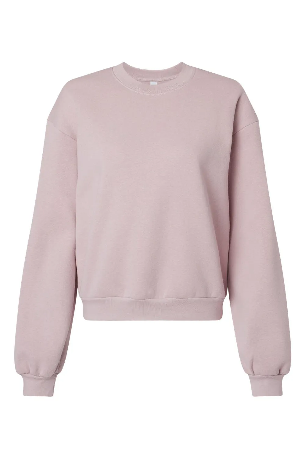American Apparel Herren ReFlex Fleece Crewneck Sweatshirt - Blassrosa