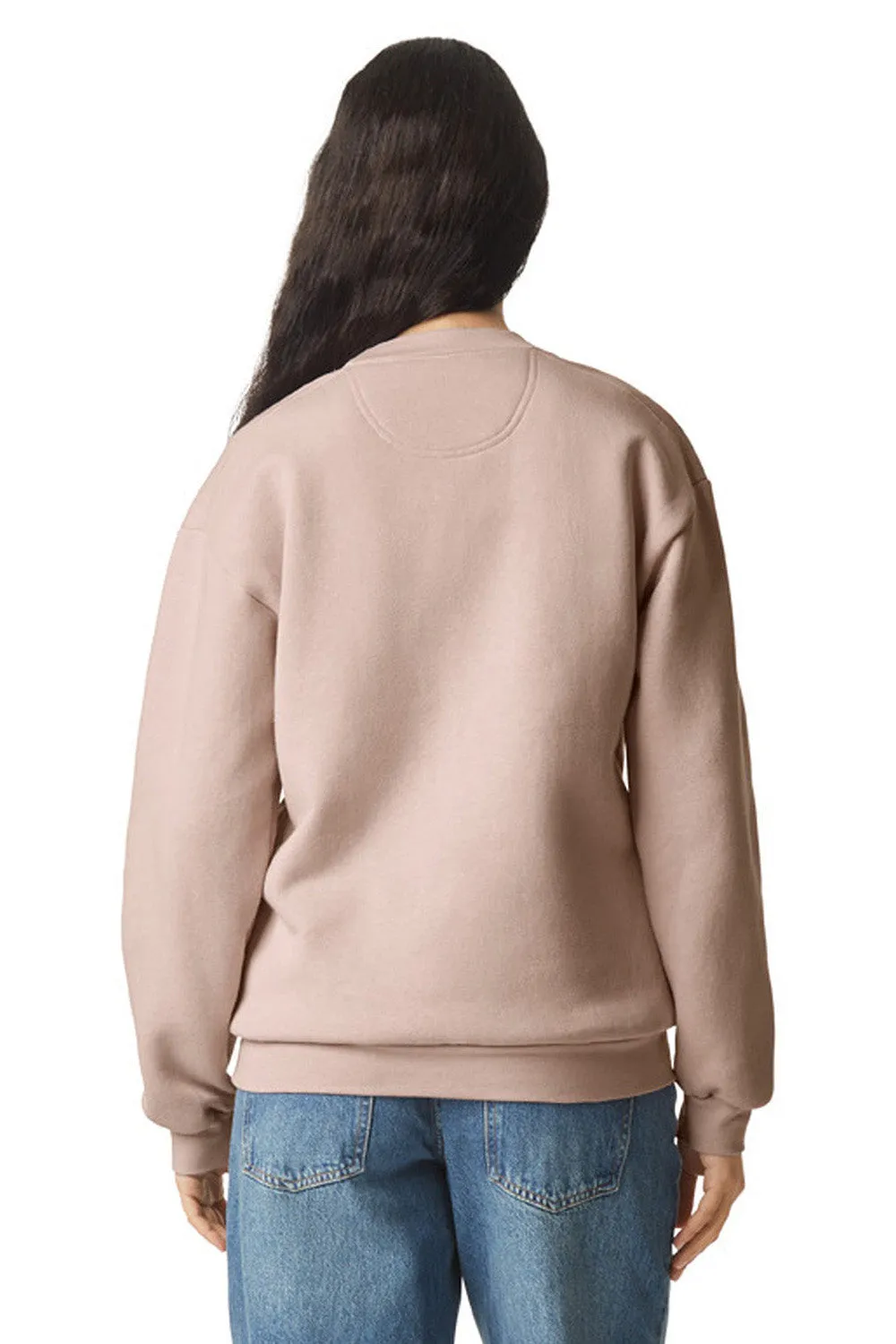 American Apparel Herren ReFlex Fleece Crewneck Sweatshirt - Rosé