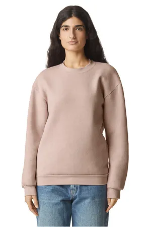 American Apparel Herren ReFlex Fleece Crewneck Sweatshirt - Rosé
