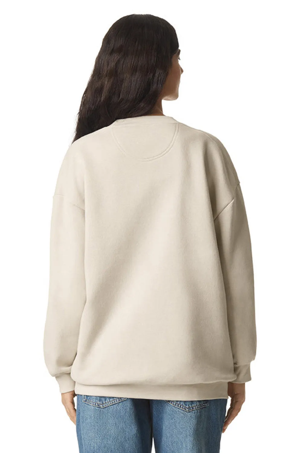 American Apparel Herren ReFlex Fleece Crewneck Sweatshirt - Knochenfarbe