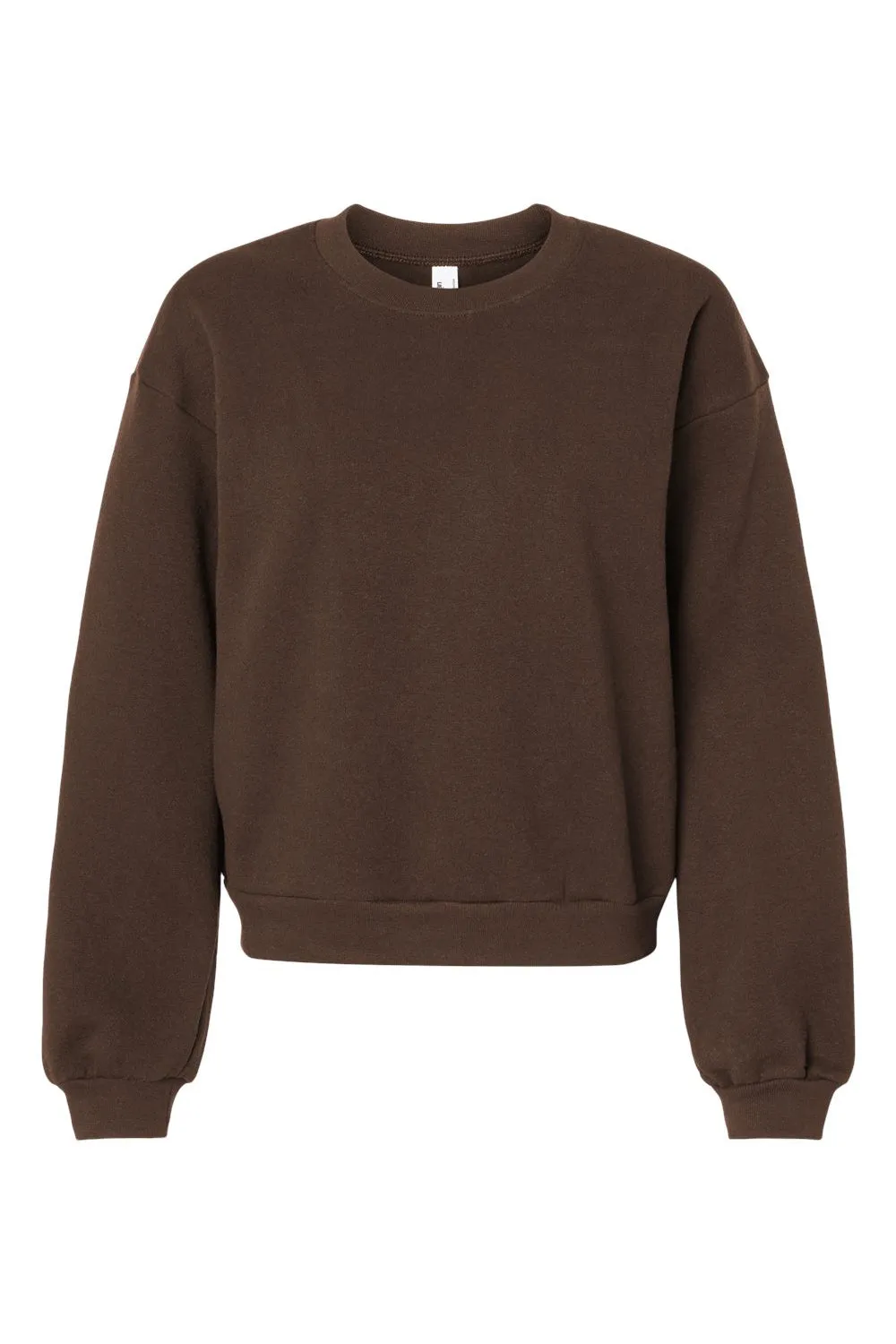 American Apparel Herren ReFlex Fleece Crewneck Sweatshirt - Braun