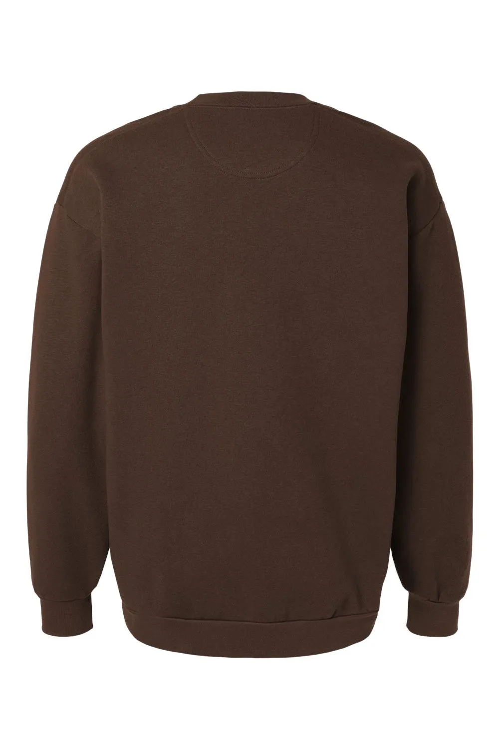 American Apparel Herren ReFlex Fleece Crewneck Sweatshirt - Braun