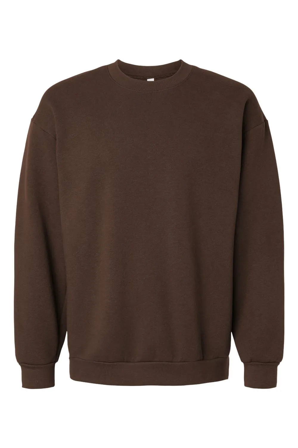 American Apparel Herren ReFlex Fleece Crewneck Sweatshirt - Braun
