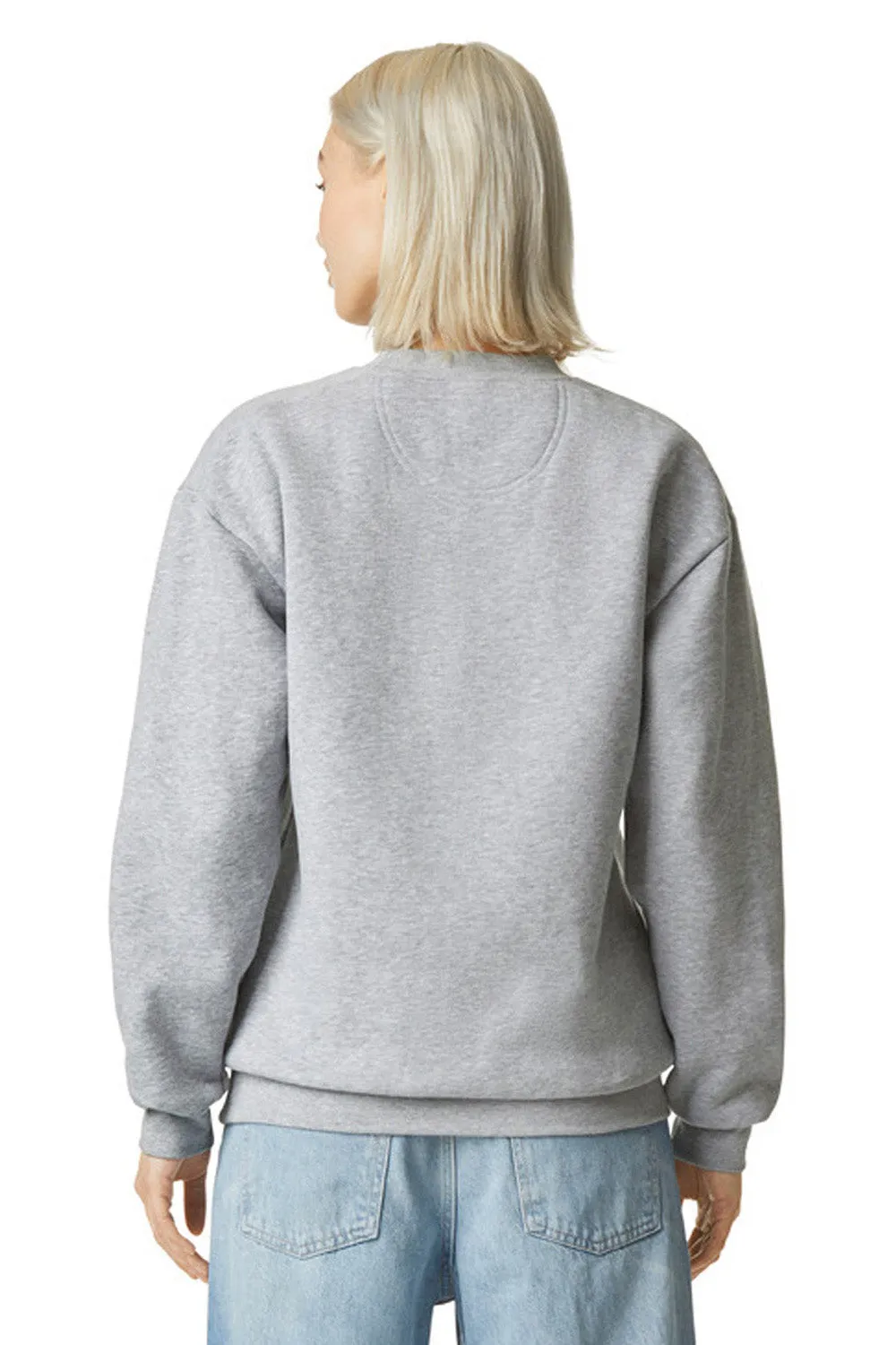 American Apparel Herren ReFlex Fleece Crewneck Sweatshirt - Heather Grau