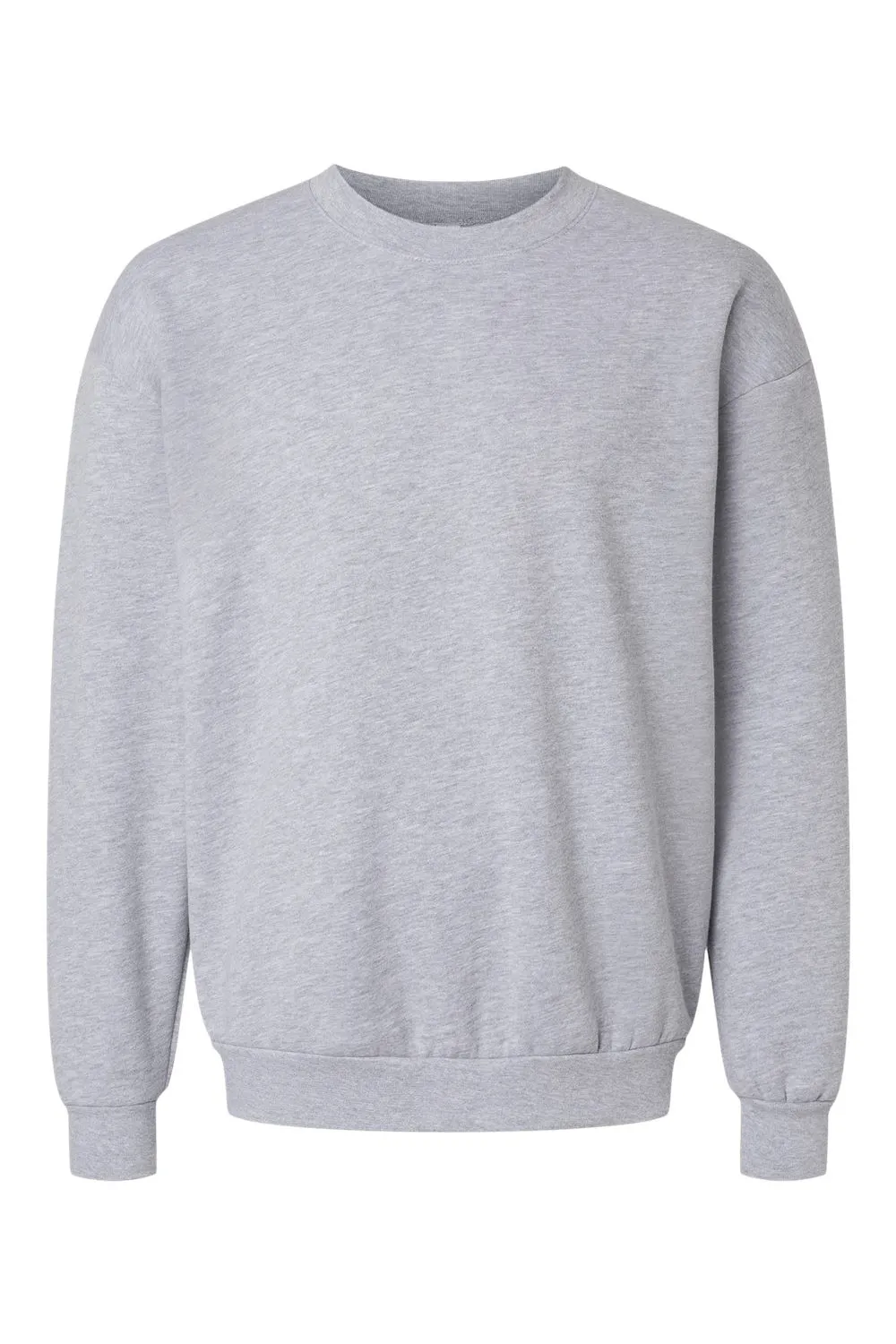 American Apparel Herren ReFlex Fleece Crewneck Sweatshirt - Heather Grau