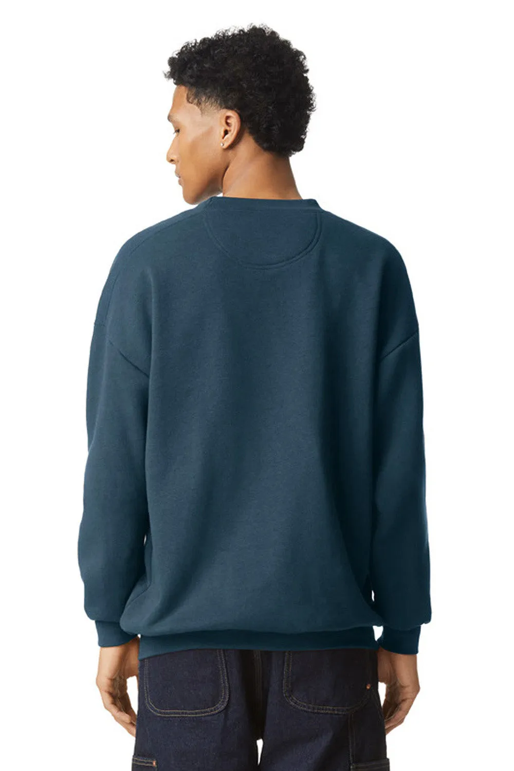 American Apparel Herren ReFlex Fleece Crewneck Sweatshirt - Meeresblau