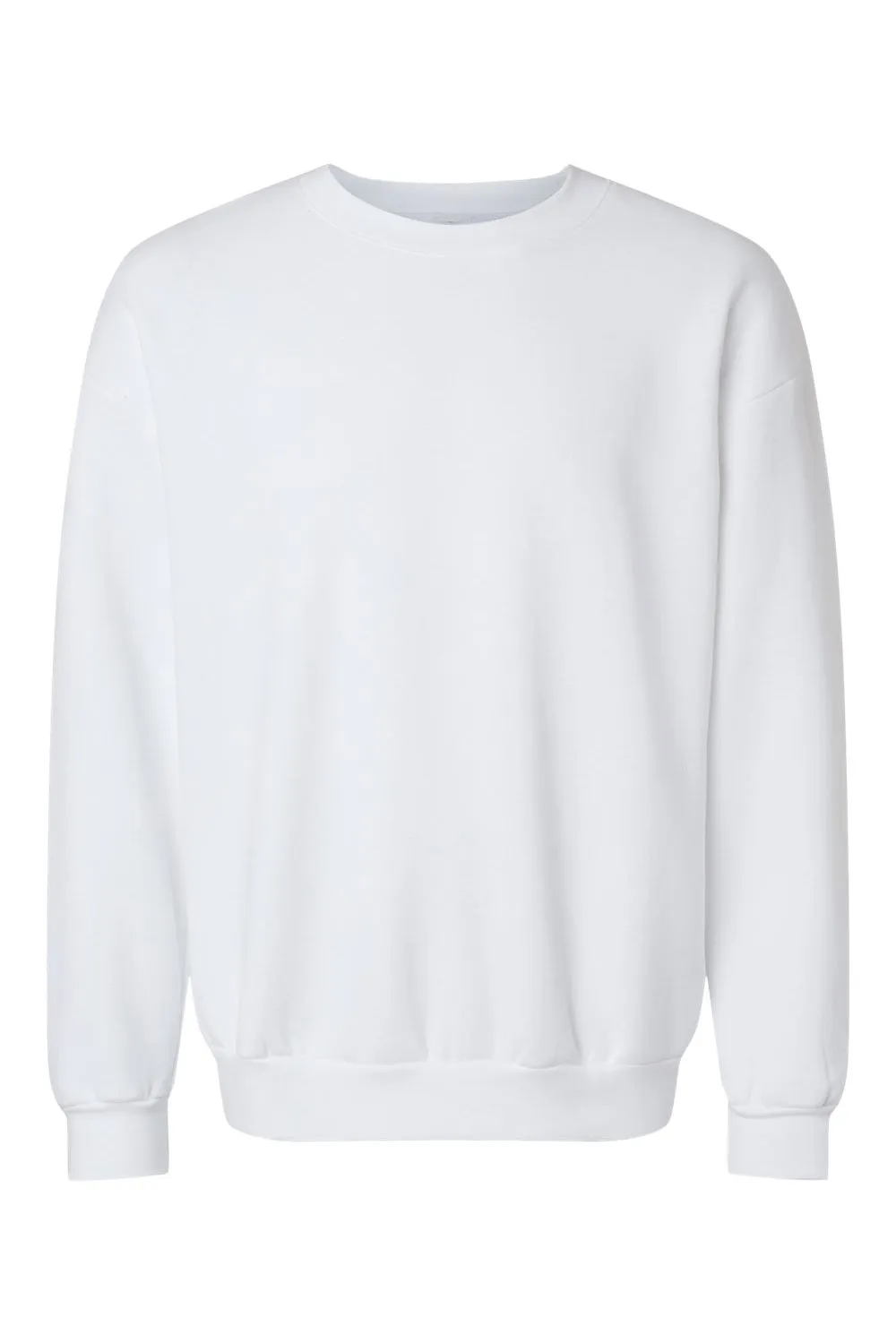 American Apparel Herren ReFlex Fleece Crewneck Sweatshirt - Weiß