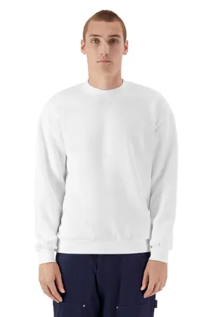 American Apparel Herren ReFlex Fleece Crewneck Sweatshirt - Weiß