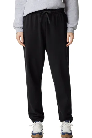 American Apparel Herren ReFlex Fleece Jogginghose mit Taschen - Schwarz