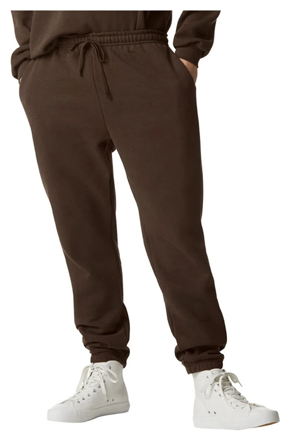 American Apparel Herren ReFlex Fleece Jogginghose mit Taschen - Braun