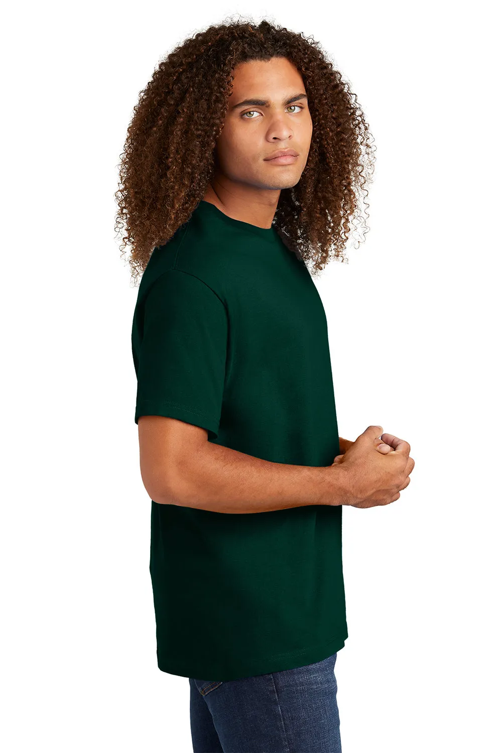 American Apparel Herren Kurzarm T-Shirt mit Rundhalsausschnitt - Waldgrün