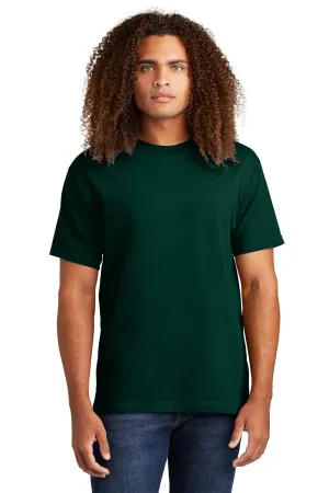 American Apparel Herren Kurzarm T-Shirt mit Rundhalsausschnitt - Waldgrün