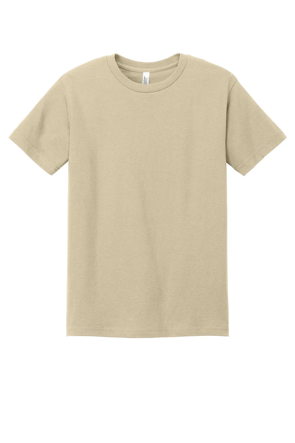 American Apparel Herren Kurzarm T-Shirt mit Rundhalsausschnitt - Sand