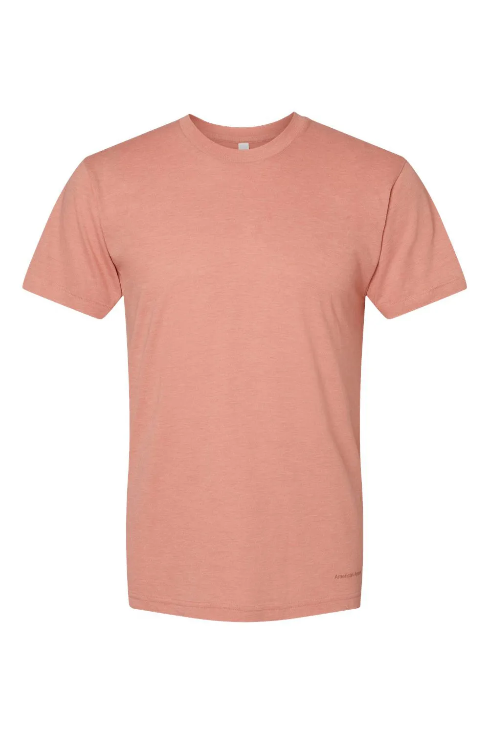 American Apparel Herren Track Kurzarm Rundhals T-Shirt - Koralle