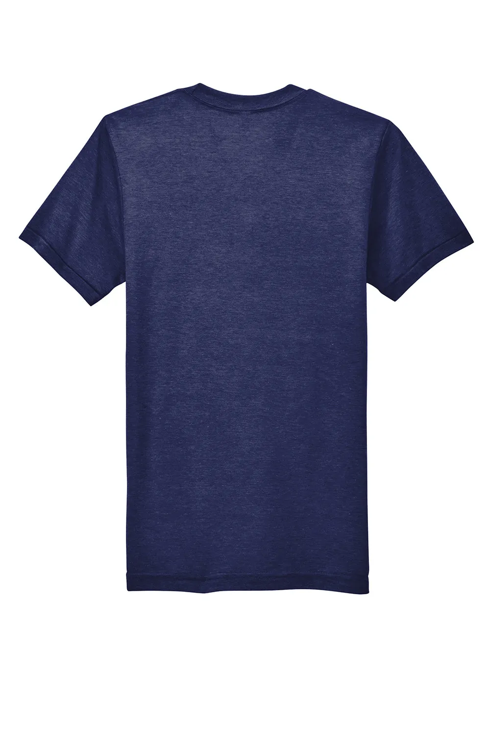 American Apparel Herren Track Kurzarm Rundhals T-Shirt - Indigoblau
