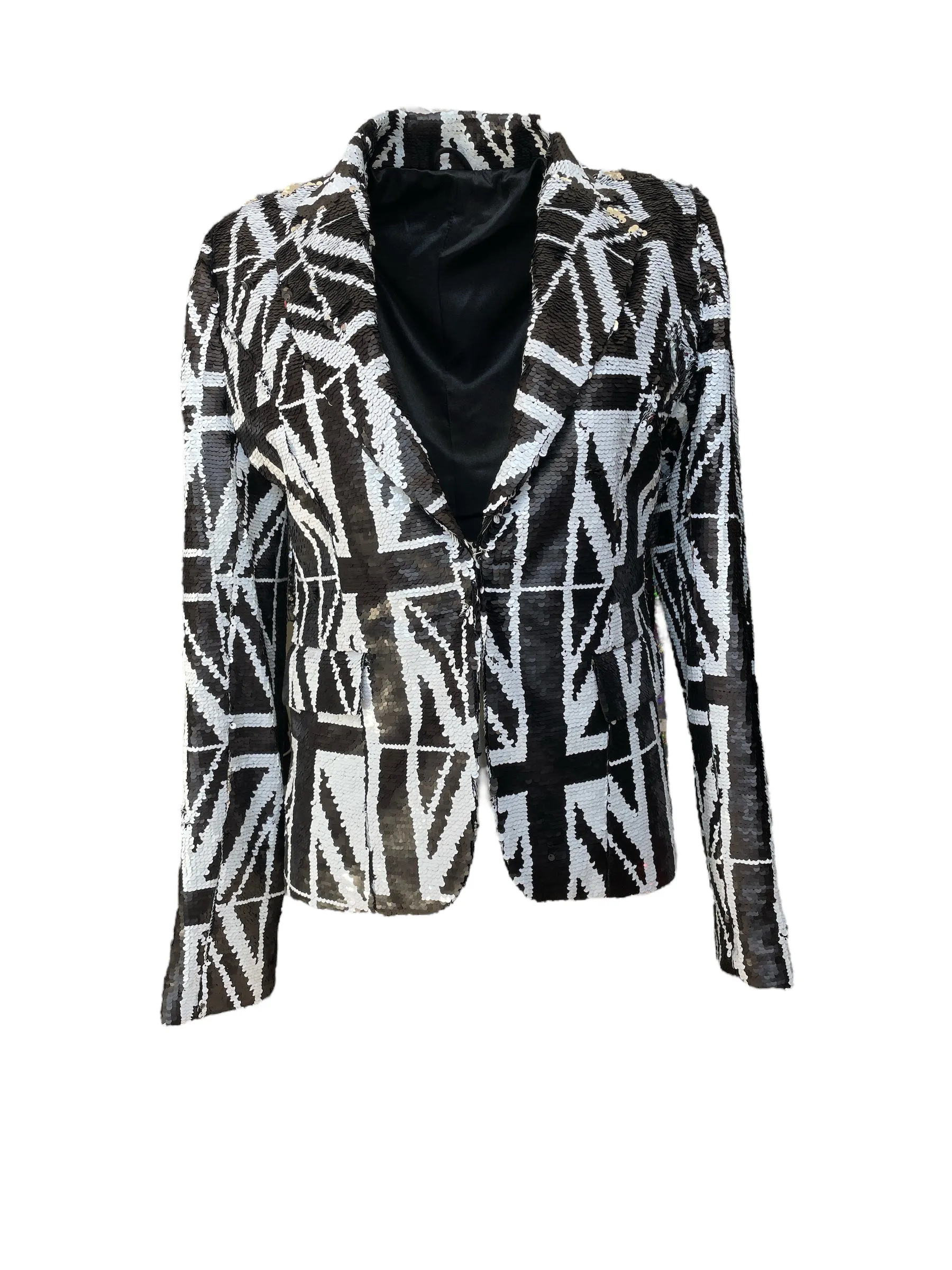 Jeder Alteisen-Schwarze-Jack-Blazer