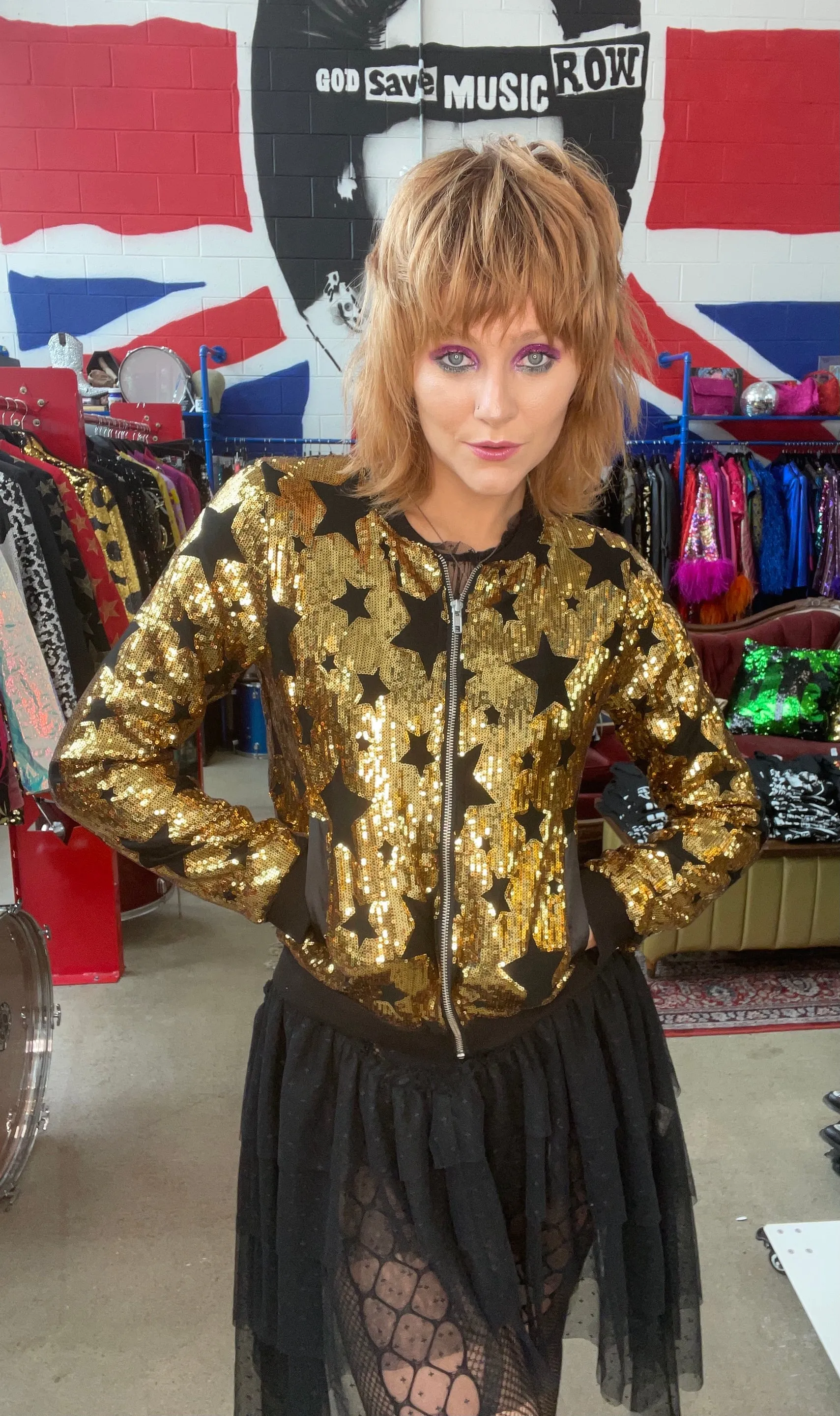 Any Old Iron Goldie Bomberjacke