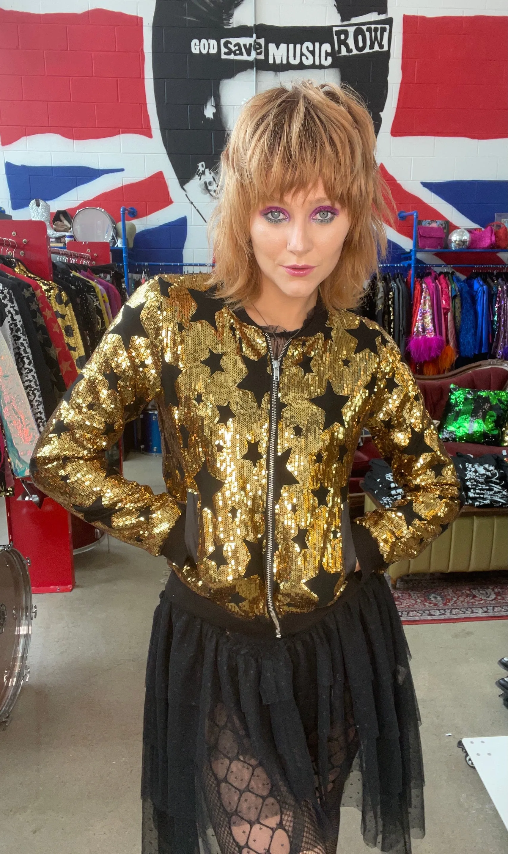 Any Old Iron Goldie Bomberjacke