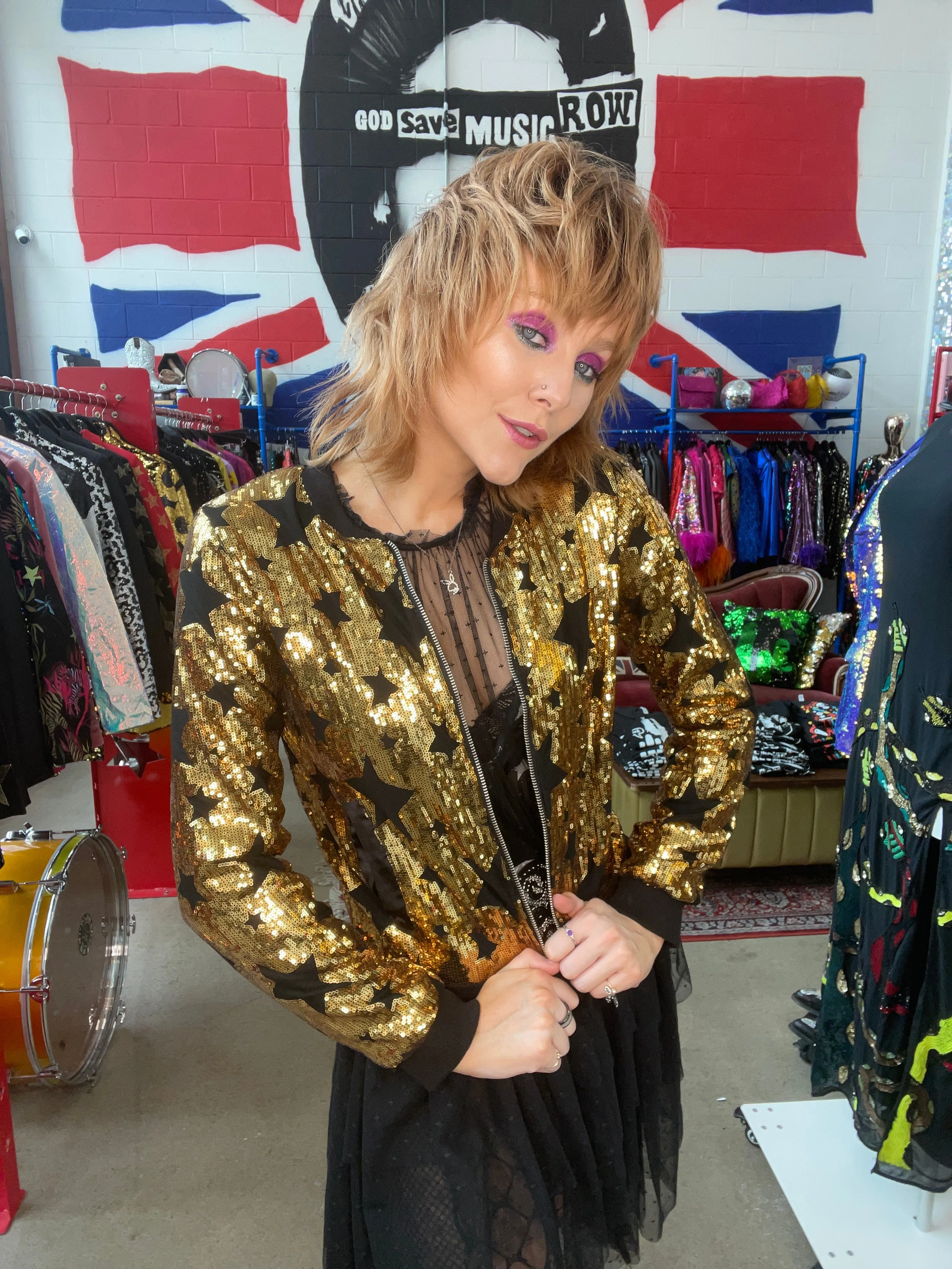 Any Old Iron Goldie Bomberjacke