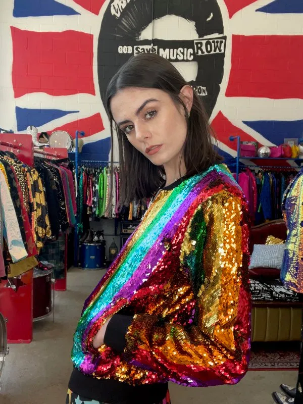 Any Old Iron Regenbogen Bomberjacke