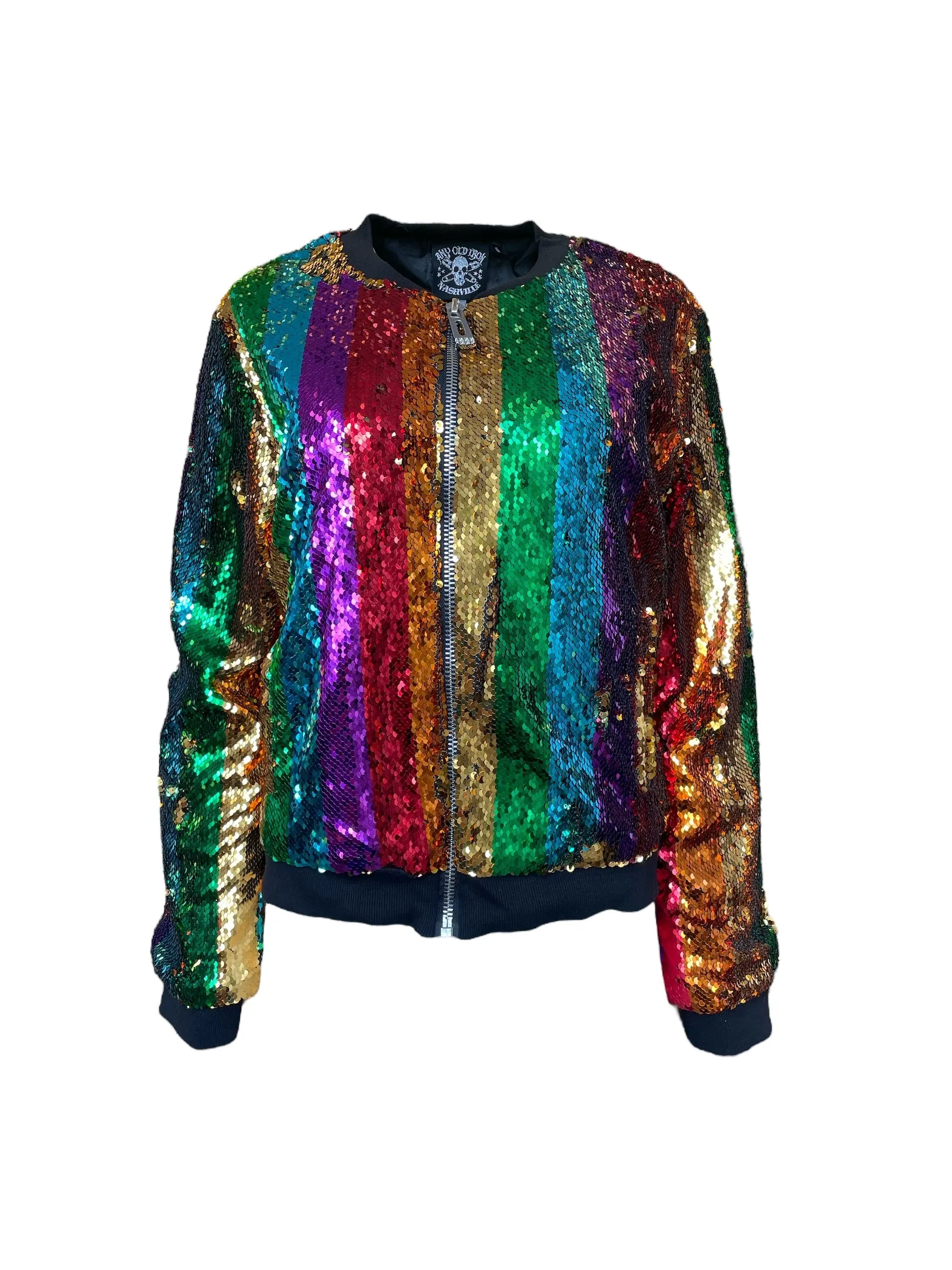 Any Old Iron Regenbogen Bomberjacke