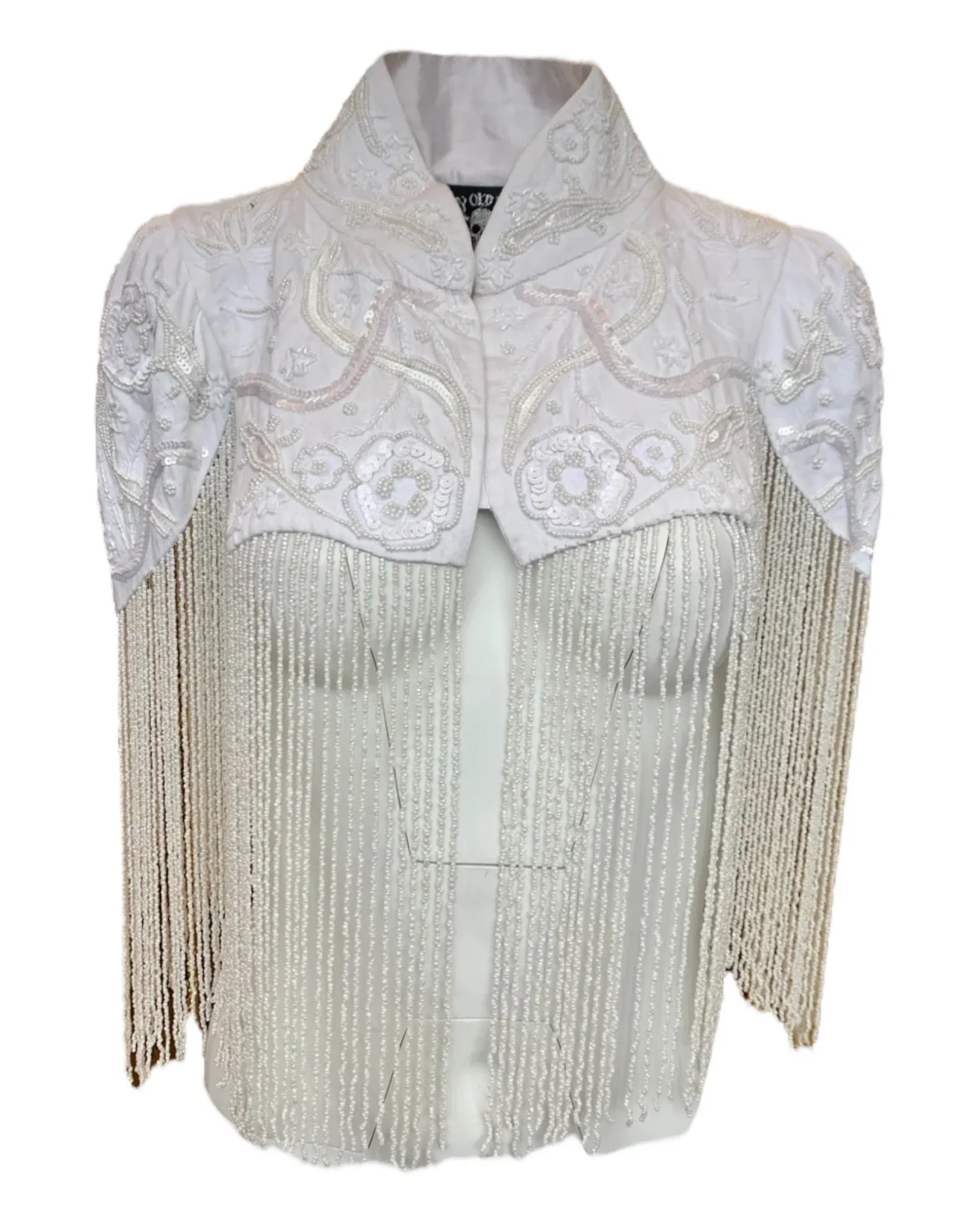 Any Old Iron Weißer Vintage Shrug