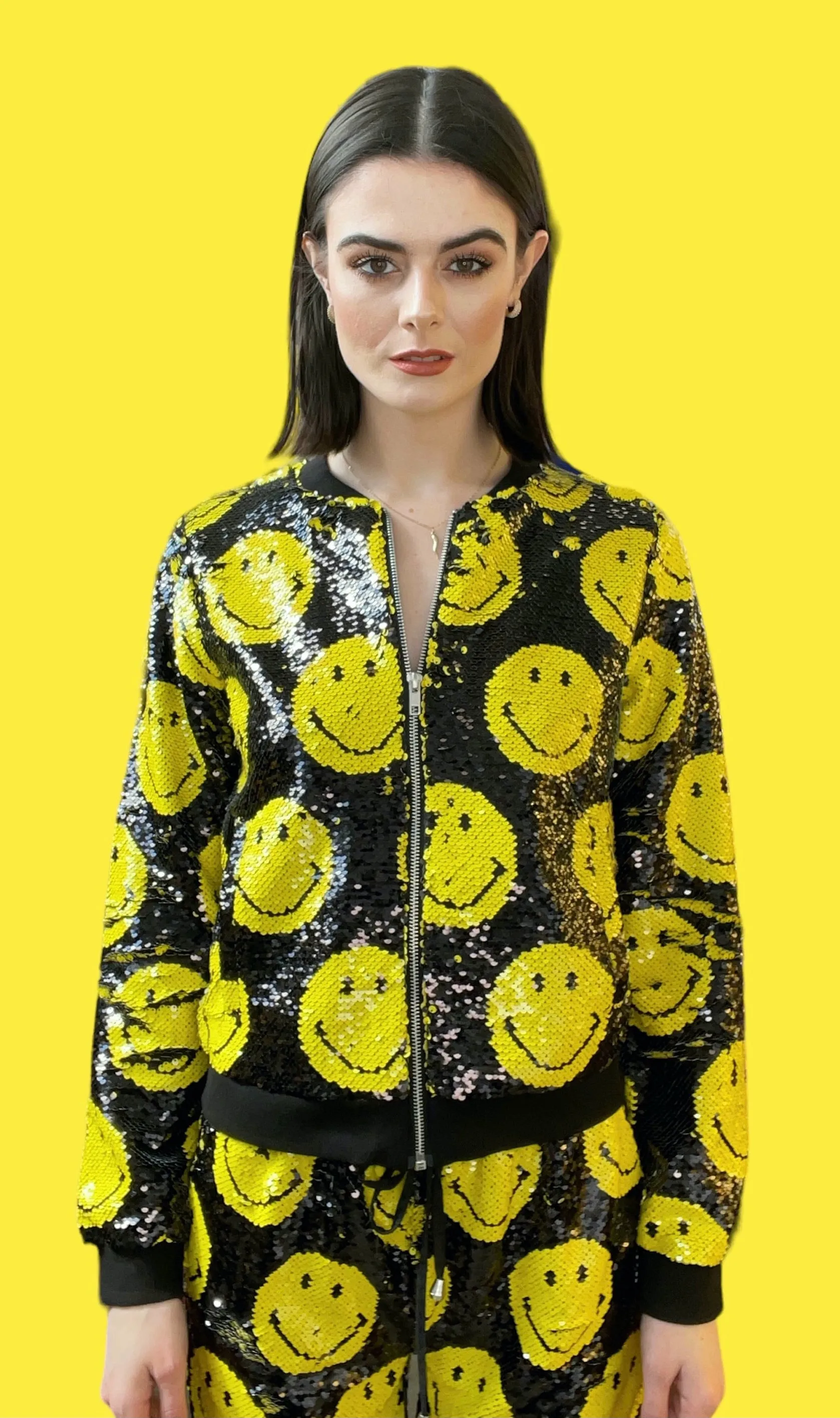Any Old Iron x Smiley Bomberjacke